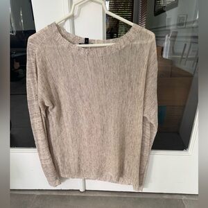 Eileen Fisher Linen Blend Knit Sweater
